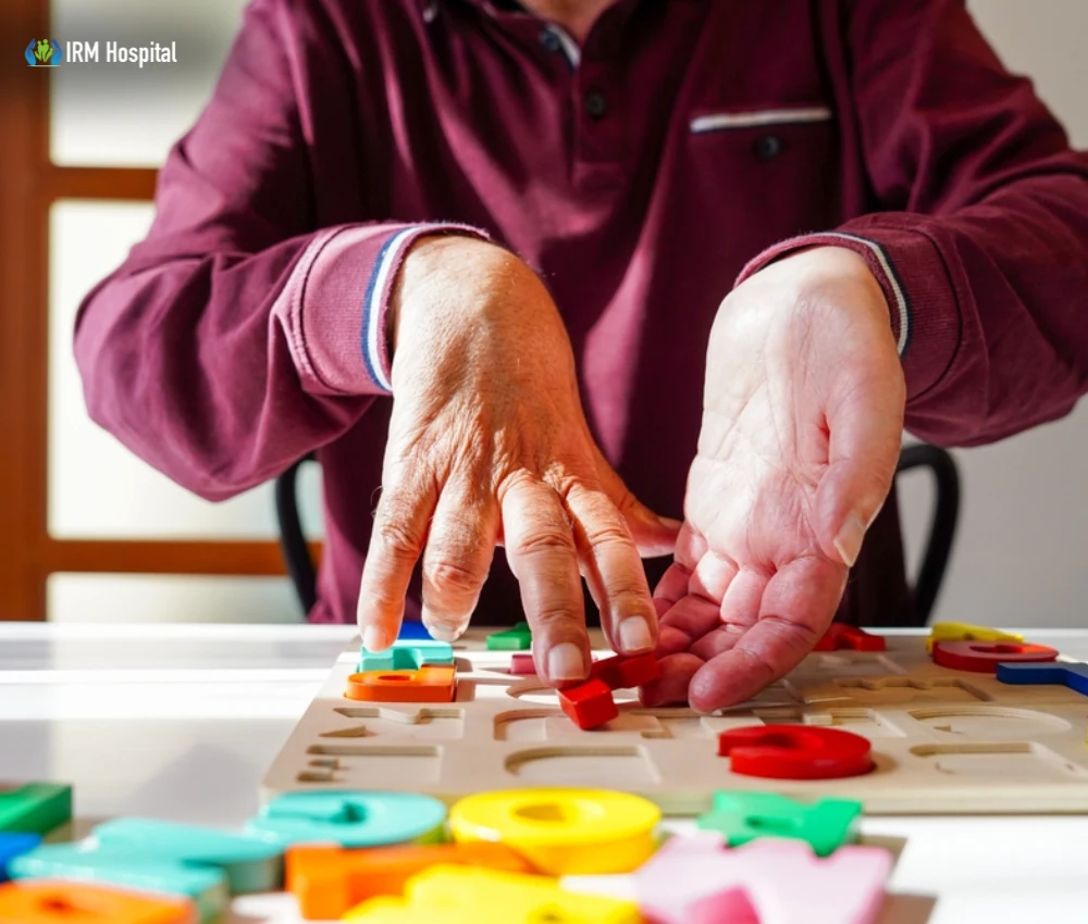 Amyotrophic Lateral Sclerosis Patient working on memory